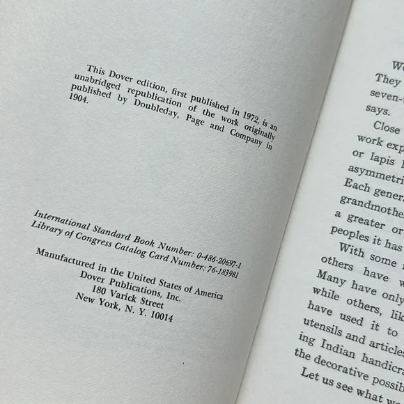 Vintage How To Do Bead Work by Mary White Softcover Reprint of 1904 Book - Picture 6 of 11